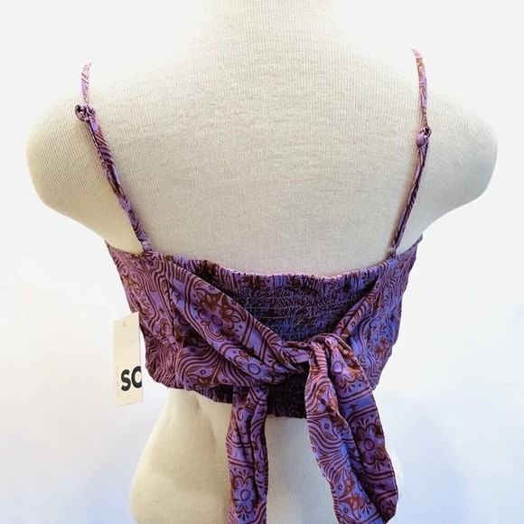 NWT SO GOODS FOR LIFE Juniors Sleeveless Straps Pullover Crop Tank Top Size M - Picture 5 of 10